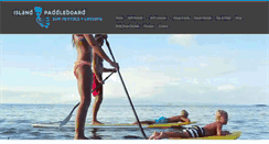 Desktop Screenshot of islandpaddleboard.com