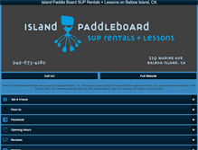 Tablet Screenshot of islandpaddleboard.com